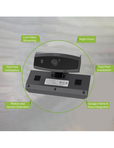 Cámara de Seguridad Inalámbrica Remo+ DoorCam 3 1080p