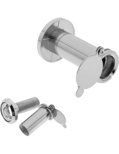 Mirador de Puerta 2pcs Crear Idea 16mm Plata 220 Ángulo Amplio