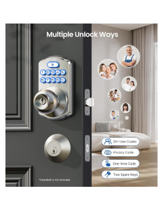 Cerradura Digital Veise KS03 con Teclado y Auto-bloqueo 2