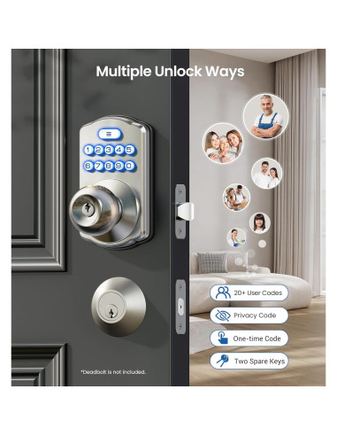 Cerradura Digital Veise KS03 con Teclado y Auto-bloqueo