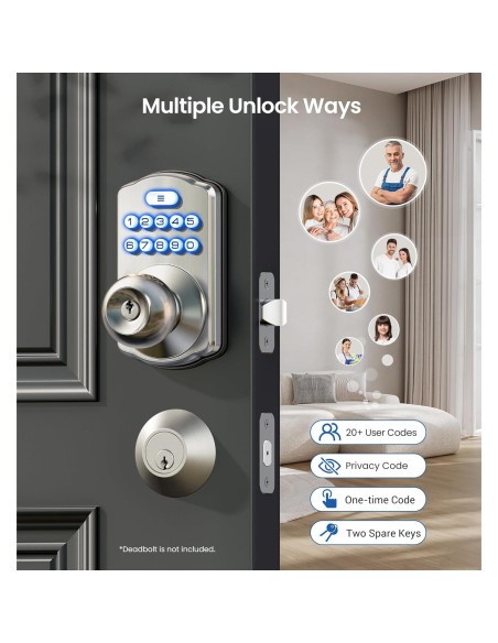 Cerradura Digital Veise KS03 con Teclado y Auto-bloqueo