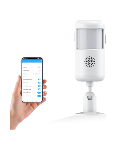 Alarma de Movimiento Infrarrojo WiFi XUK PG-P02W 12m 85dB