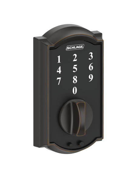 Cerradura Electrónica Schlage BE375 CAM 716 Bronce Envejecido