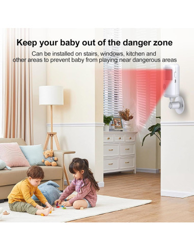 Alarma de Movimiento Infrarrojo WiFi XUK PG-P02W 12m 85dB