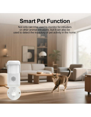 Alarma de Movimiento Infrarrojo WiFi XUK PG-P02W 12m 85dB