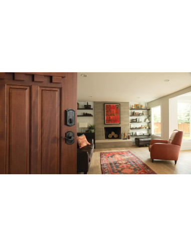 Cerradura Electrónica Schlage BE375 CAM 716 Bronce Envejecido