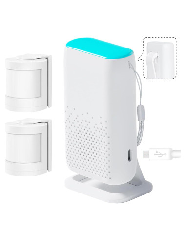 Alarma de Sensor de Cama MERLRR con 2 Sensores y Receptor