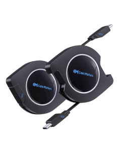 Cable USB C Retráctil 2.8ft Cable Matters 60W 480Mbps