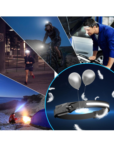 Linterna Frontal Recargable Brite Beam 2 Pack 1200 Lúmenes