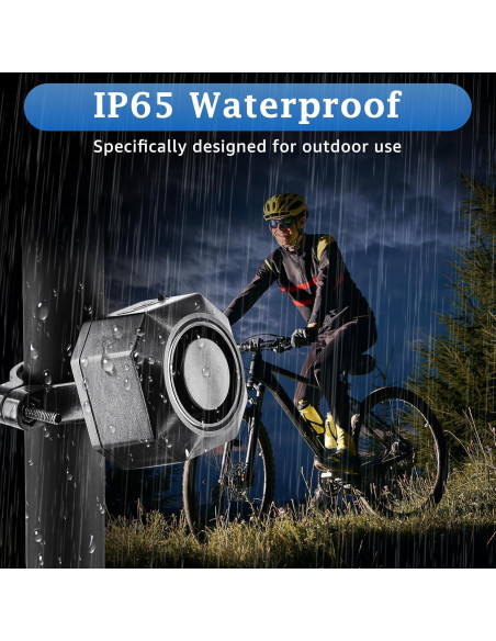 Alarma de Bicicleta NineLeaf Recargable USB 110dB IP65 Inalámbrica