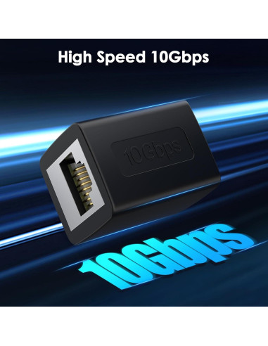 Acoplador Ethernet Hembra a Hembra BIFALE 10Gbps 100m