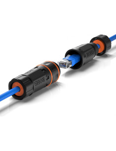 Acoplador RJ45 Dingsun IP68 a Prueba de Agua 2 Paquete 2