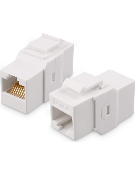 Placa de Pared Ethernet 2 Puertos Cable Matters RJ45 Cat6 Blanca