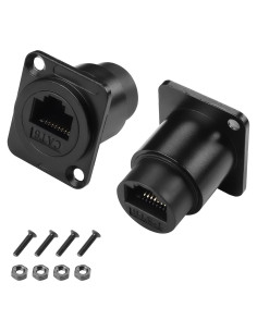 Conector RJ45 CAT6 Hembrado a Hembrado YACSEJAO 2 Pcs