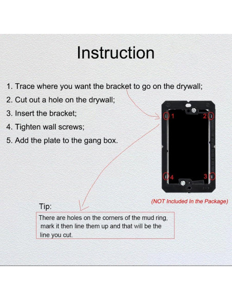 Placa de Pared Ethernet Cat7 BUPLDET Hembrado 10 Gbps