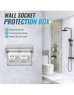 Cubierta de Salida Eléctrica Exterior DOITOOL a Prueba de Climas 2