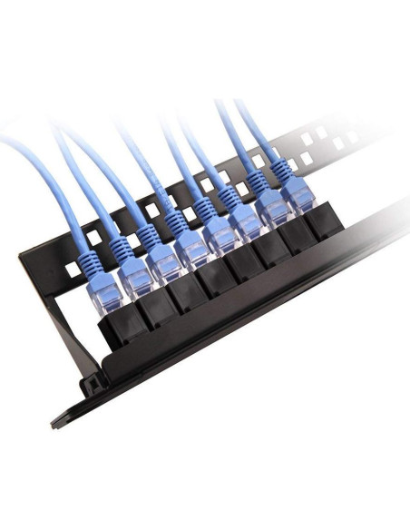 Acopladores Keystone RJ45 CAT6 VCE, 25 unidades, negro