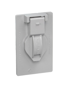 Cubierta a Prueba de Climas BELL 5155-0 Gris Vertical 10.3 cm