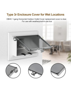 Cubierta de Enclosure Tipo 3R DBHC-1 para Salida Eléctrica 2