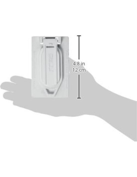 Cubierta a Prueba de Climas Hubbell Bell 5146-0 Dúplex Blanca