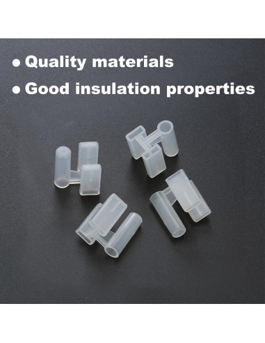 Cubierta de Enchufe 3 Patas BMIROAMDFE 100 Piezas Plástico