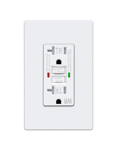 Salida GFCI 20A ELECTECK a Prueba de Climas con LED