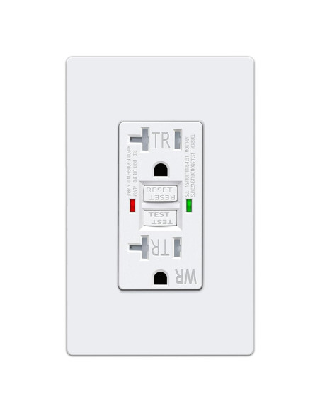 Salida GFCI 20A ELECTECK a Prueba de Climas con LED