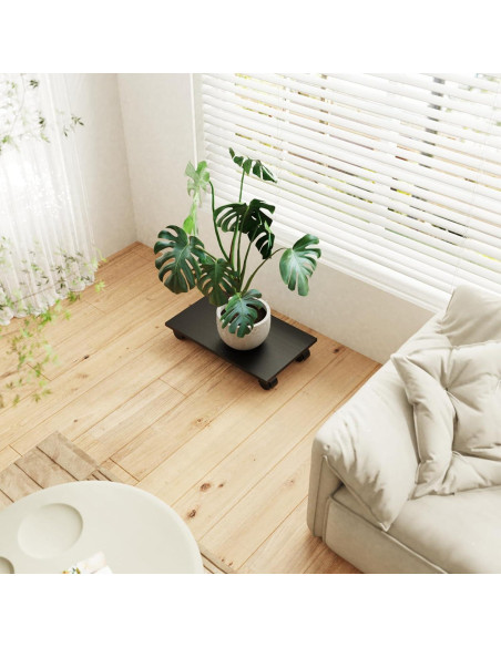 Soporte de CPU WEGASTU Negro con 4 Ruedas y Alta Capacidad