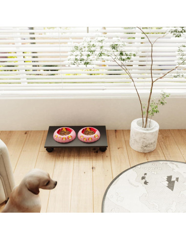 Soporte de CPU WEGASTU Negro con 4 Ruedas y Alta Capacidad