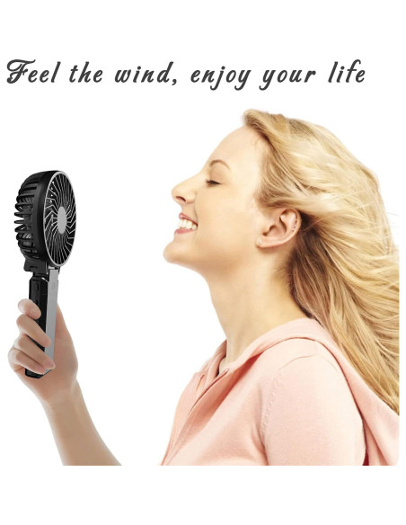 Ventilador Portátil HandFan HF310 5200mAh 6 Velocidades