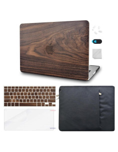 Funda Teclado KECC para MacBook Air 15" 2023-2025 Madera