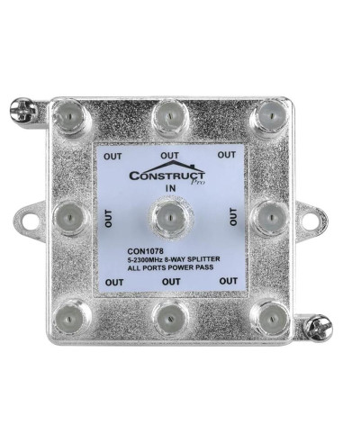 Divisor Coaxial Construct Pro Vertical 8 Puertos 5-2300MHz