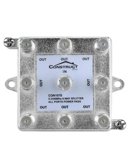 Divisor Coaxial Construct Pro Vertical 8 Puertos 5-2300MHz