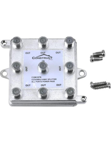 Divisor Coaxial Construct Pro Vertical 8 Puertos 5-2300MHz