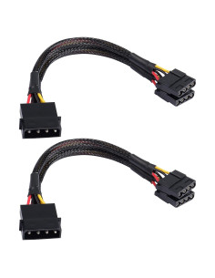 Adaptador Divisor Y 4 Pines IDE Yingtuyou 23cm - 2 Pcs