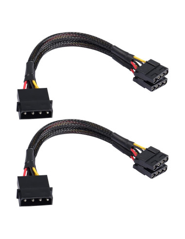 Adaptador Divisor Y 4 Pines IDE Yingtuyou 23cm - 2 Pcs