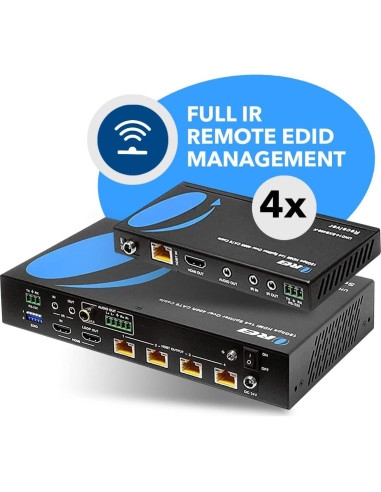 Extensor Divisor HDMI OREI UHD14-EXB400-K 4K hasta 122m