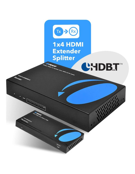Extensor Divisor HDMI OREI UHD14-EXB400-K 4K hasta 122m