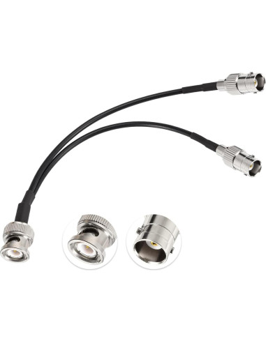 Cable Divisor BNC Eightwood 15cm Macho a Doble Hembra 50 Ohm