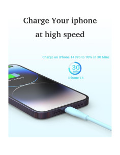 6Pack Cargador iPhone Estbuc Carga Rápida 3/3/6/6/6/10 m 2