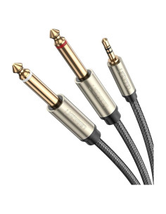 Cable Estéreo UGREEN 3.5mm a 6.35mm 4.88m Hi-Fi