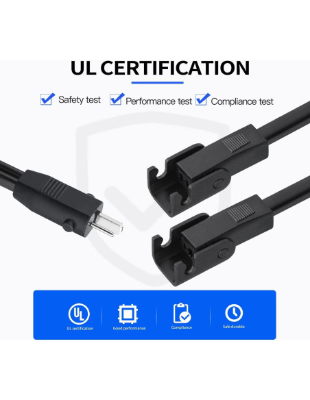 Cable Divisor de Poder 1.2m Tecreddy para Sillón Reclinable Cable Divisor de Poder 1.2m Tecreddy para Sillón Reclinable
