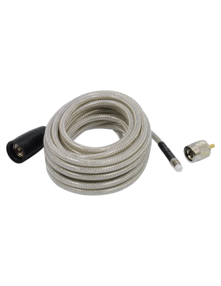 Cable Coaxial Wilson 305-830 de 5.49m con Conectores PL-259/FME