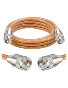 Cable Coaxial RG8X 1.83 m XRDS -RF con Conectores UHF PL259