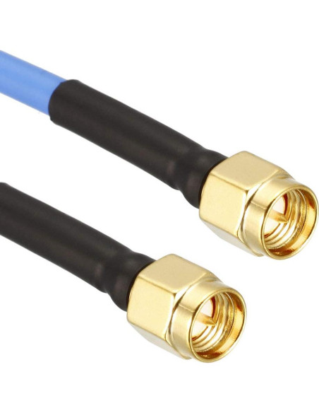 Cable Coaxial SMA Macho a Macho 50 Ohm 0.3M RG402 uxcell