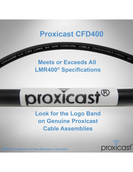 Cable Coaxial Proxicast 15.24 m Macho a Macho N 50 Ohm