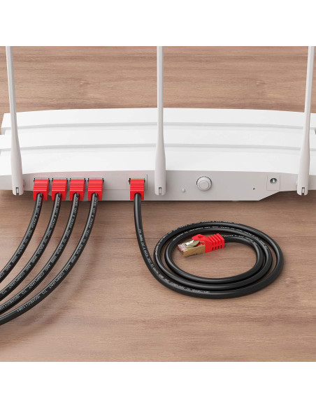 Cable Ethernet Cat 6 XXONE 30.48m 26AWG Blindado Impermeable