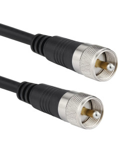Cable Coaxial RG8X 5.49m Ullnosoo UHF PL259 Macho a Macho 2