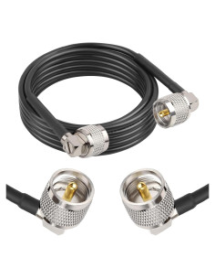 Cable Coaxial RG58 3.05M UHF Macho a Macho MOOKEERF