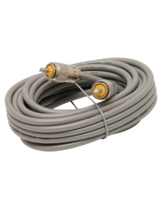 Cable Coaxial Astatic A8X18 5.49m 95% Blindado Gris
